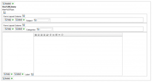 form layout column designer